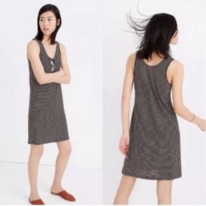 Madewell Striped Scoopneck‎ Sleeveless Knit Dress Size Small